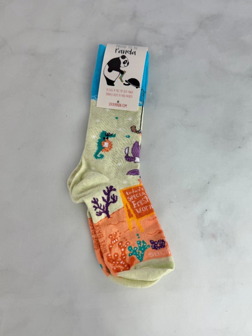 Sock Panda Fish Feast Under the Sea Tween Socks